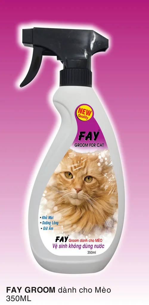 Dung dịch Fay Groom For Cat – Vệ Sinh Không Dùng Nước 350ml