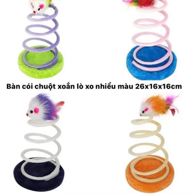 Bàn cào chuột xoắn lò xo
