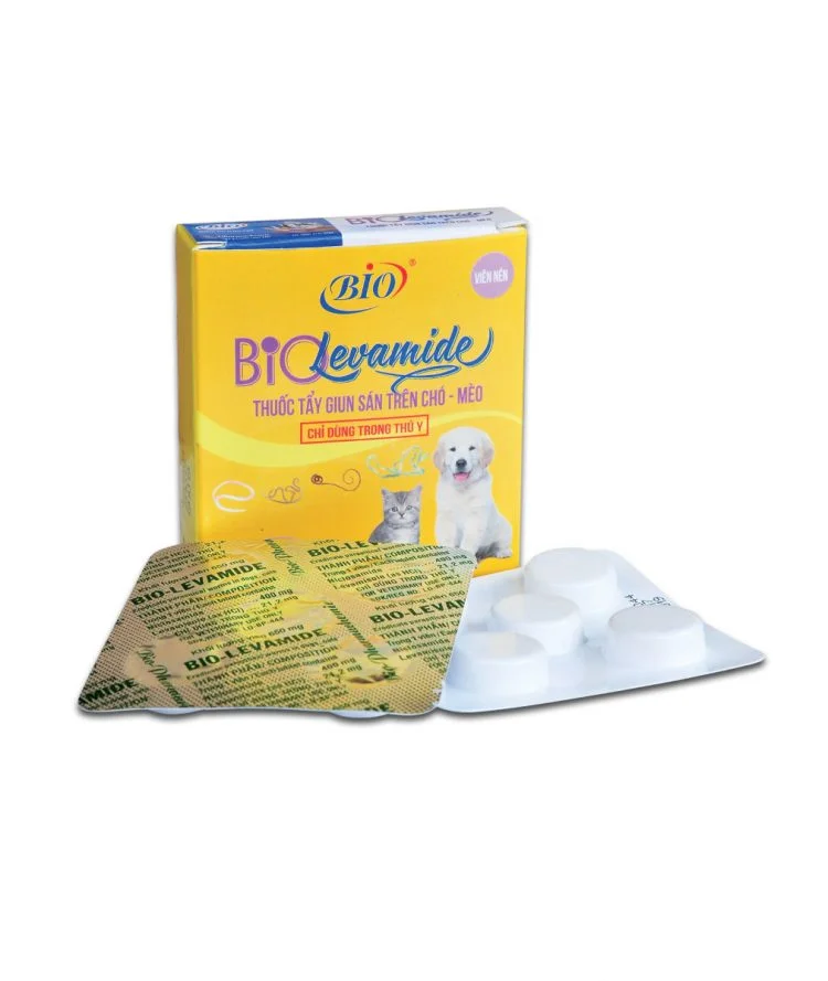 Thuốc tẩy giun sán – Bio levamide (1 viên)